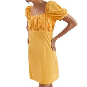 Anthropologie Forever That Girl Orange Mini Dress New Size Large